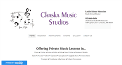 Desktop Screenshot of chaskamusicstudios.com